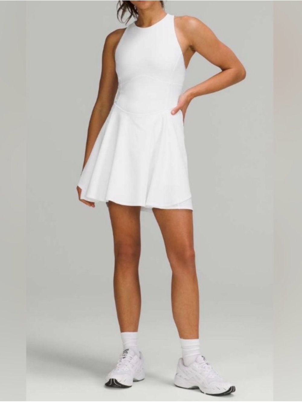 lululemon athletica White Racerback Mini Dress